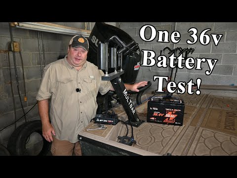 Testing a Single 36V 50Ah Li Time Lithium Battery for Trolling Motor Performance
