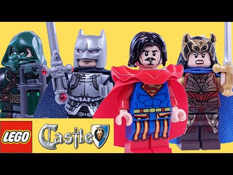 I turned the Justice League into Medieval Castle Minifigures