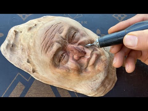 Time-Lapse Carving by Masterpiece Carver – From Firewood to Art