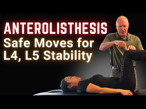 5 Best Exercises for Anterolisthesis L4, L5 | Ease Back & Leg Pain Fast | Dr. Graham Jenkins