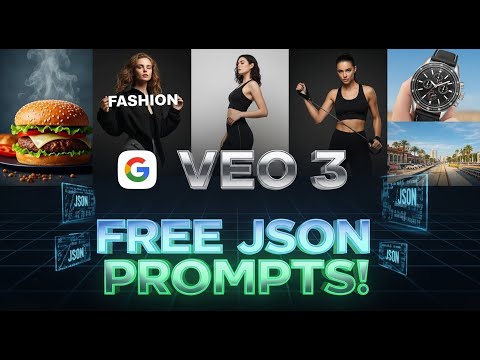 Turn Any Image into 5 Viral AI Ads with Google VEO 3 (Free JSON Prompts!)