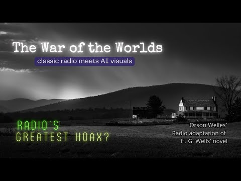👽 The War of the Worlds (1938) – Orson Welles’ Legendary Radio Broadcast | Full Audio & AI Visuals