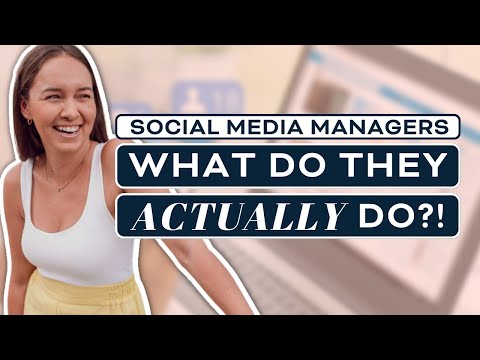 What Does a Social Media Manager ACTUALLY Do?! | Social Media Management for Beginners