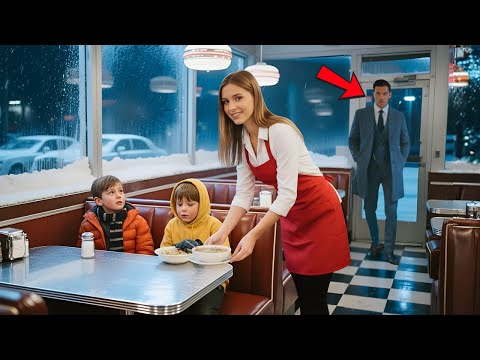 Waitress shelters two freezing hungry boys—next day, a CEO claims her as his wife.