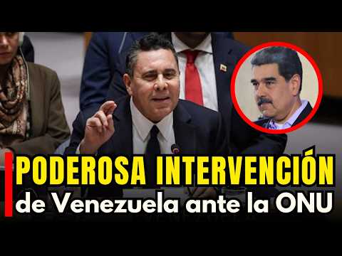 Venezuela before the UN: Samuel Moncada's powerful message