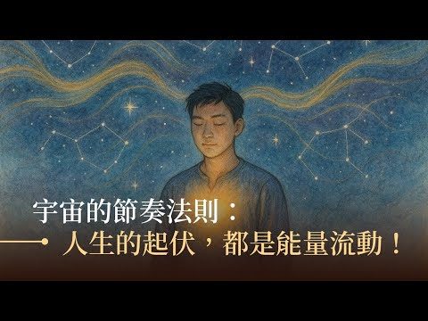 宇宙的节奏法则：人生的高低起伏，都是能量流动！当你学会随波而行，人生就开始顺流。