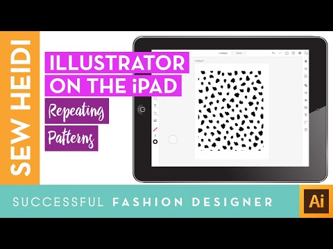 Illustrator on the iPad: How to Create Seamless Repeating Patterns 👙