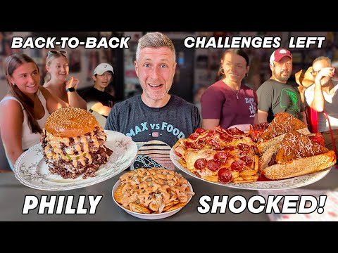 THEY WERE SHOCKED I TOOK ON BOTH FOOD CHALLENGES!