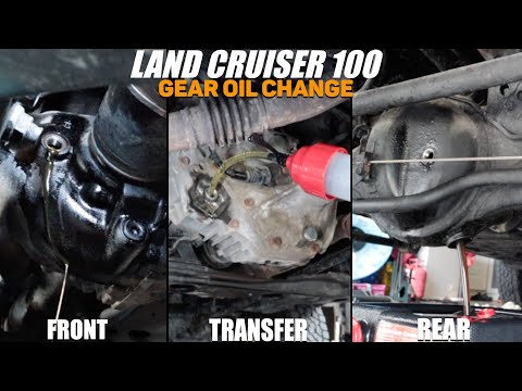 Changing Differential Oil on a Land Cruiser 100