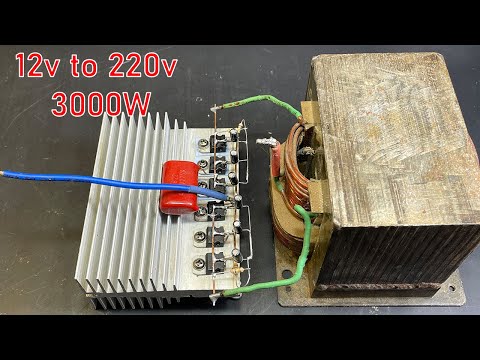 12v to 220v high capacity power inverter @Creative_prodigy_101 #204