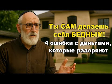 Почему ты всё ещё БЕДЕН? 4 ОШИБКИ с деньгами, которые разрушают твою жизнь | Еврейская Мудрость