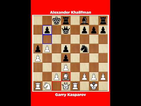 Garry Kasparov vs Alexander Khalifman √ FIDE GP Moscow Russia, 2002.