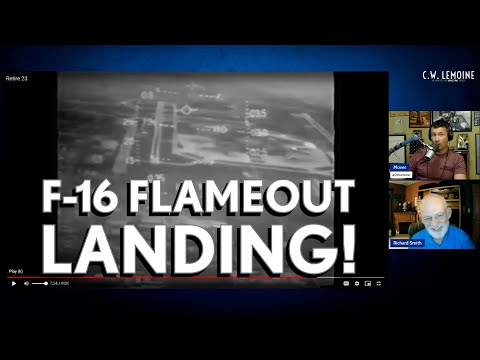 Incredible F-16 Flameout Landing! HUD Tape Breakdown With The Tower Controller Who Was There