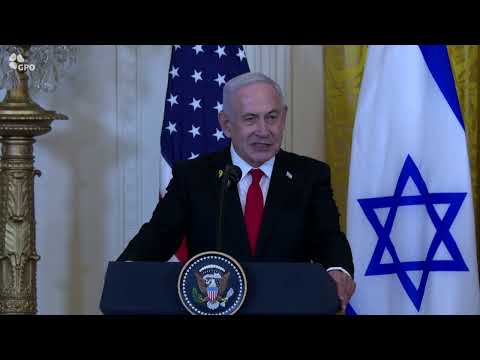 דברי ראש הממשלה בנימין נתניהו במסיבת עיתונאים משותפת עם נשיא ארה"ב דונלד טראמפ