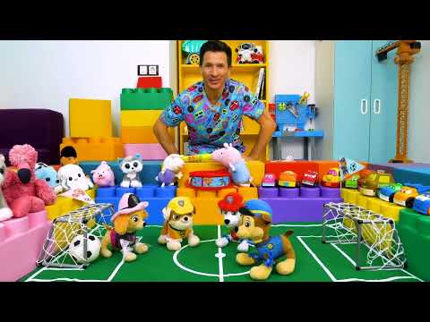 30 min des meilleures aventures de Fred et de la Pat Patrouille. Jeux avec jouets pour garçons