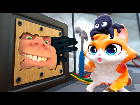 Building a SECRET Base in the Butcher's - I Am Cat VR