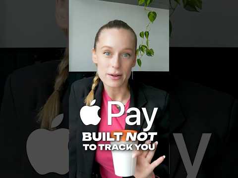 Did you know Apple Pay is one of the only payment systems built to NOT track you?!