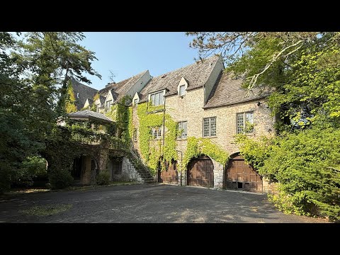 Incredible ABANDONED historic Tudor MANSION **indoor basketball court!** 