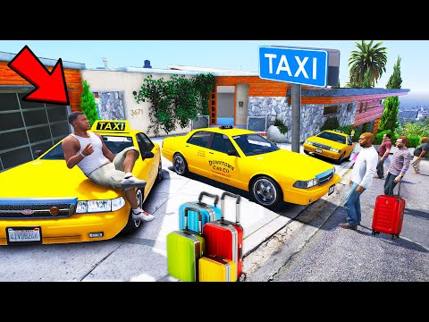 Franklin is The Richest Taxi Driver in GTA 5 | SHINCHAN and CHOP
