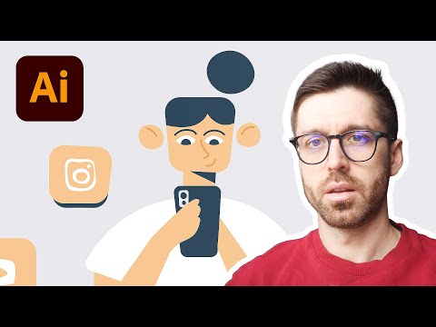 Flat Character Design Challenge: Can I Do It in Under 20 Minutes?!