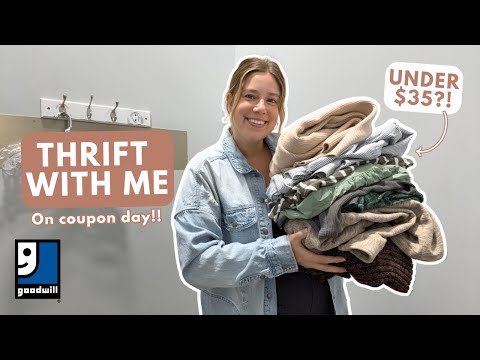 Thrifting my BEST deals yet!! | Thrift With Me | Thrift Haul Try On | Goodwill Thrift Haul