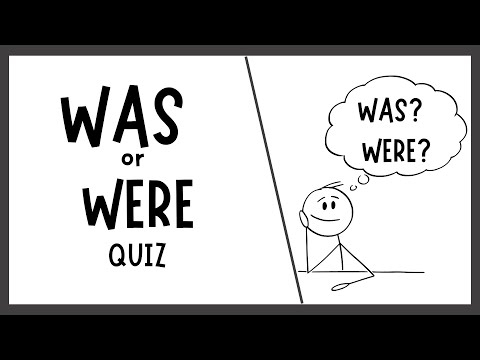 Was vs Were Quiz | Test Your Past Simple Grammar Skills! ESL Test
