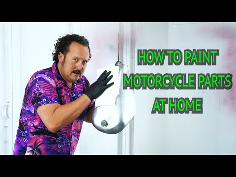 How To Paint Motorcycle Parts At Home - Like A PRO!