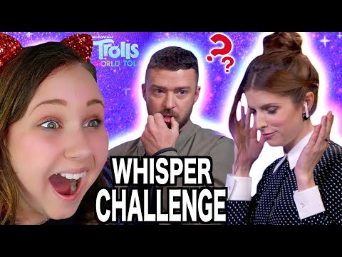 WHISPER CHALLENGE WITH JUSTIN TIMBERLAKE AND ANNA KENDRICK!!!