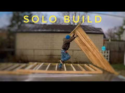 ONE Man Builds a Garage in 5 Days! MY DIY