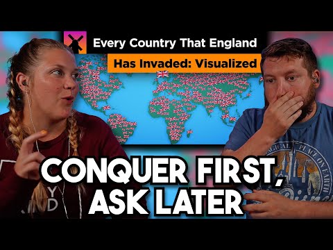 Every Country England Invaded Explained! Americans React