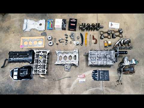 Building a Mitsubishi Evolution Engine From Scratch | ASMR