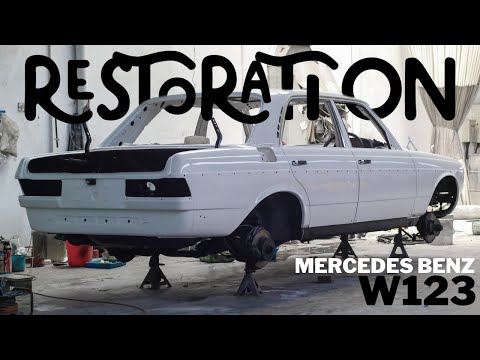TOTALITAS !!!!!! MOBIL MASIH MULUS DI CAT ULANG TOTAL / RESTORATION MERCEDES BENZ W123
