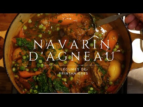 お鍋一つでフランス伝統料理その名はナヴァラン・ダニョー　How to make very tender French lamb stew "Navarin d'agneau"