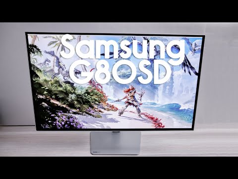 Samsung 32" Odyssey G80SD 4K UHD QD-OLED, 240Hz Smart Gaming Monitor Unboxing