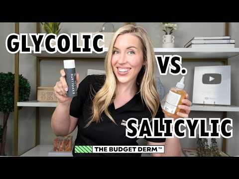 Which Acid Is Best For YOUR Anti-aging Routine? | Salicylic vs Glycolic Acid