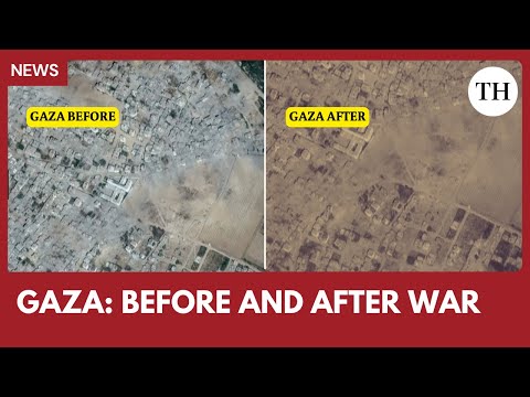 Israel Hamas war: Visuals before and after devastation | Gaza | Palestine