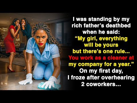 I stood by my dad’s bed. He said, "You get it all, but one year as a cleaner." I overheard that 2..