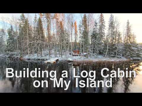 Making Sure My Log Cabin Doesn't Move This Winter...