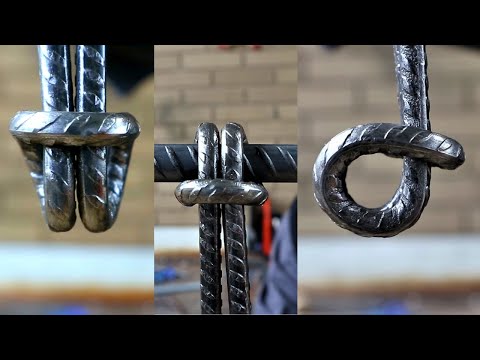 I make a Steel Knot by Bending Rebar - Without HEATING - Metalworking Project.