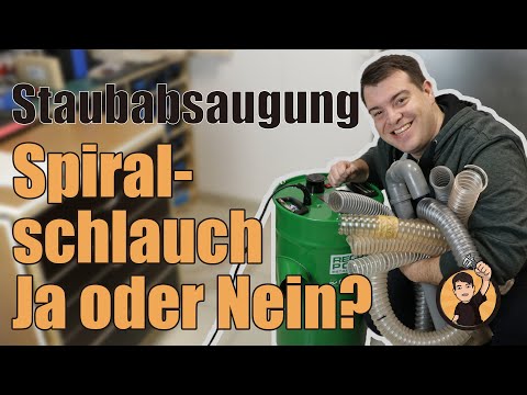 Dust extraction with spiral hose - What should be taken into account and is there a loss of volum...