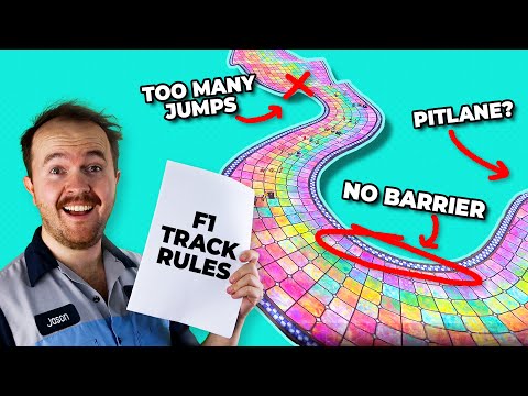 Which MARIO KART circuits meet F1 track regulations?