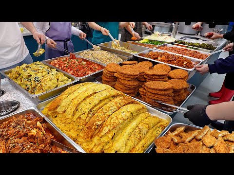 Amazing! Only 5 dollars??? All you can eat! Special Korean Buffet !  / Korean street food
