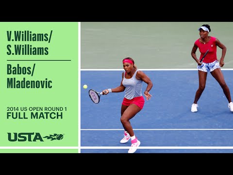 Williams/Williams vs Babos/Mladenovic Full Match | 2014 US Open Round 1