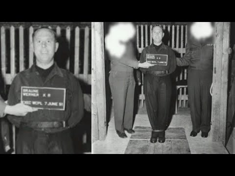 Last laugh before execution Nazi SS high Ranking officer Werner Braune hanged at Nuremberg trial 