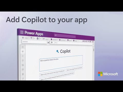 How to add Copilot to your Power Apps | GPT-based User Controls