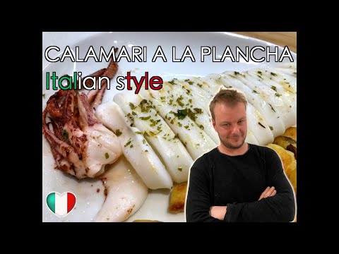 GRILLED CALAMARI ITALIAN STYLE