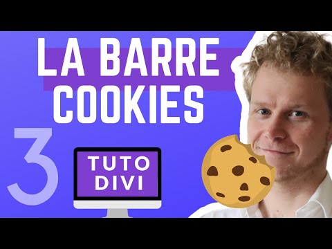 Tuto Divi #3 : COOKIE : comment ajouter une Barre de notification ? (GDPR)