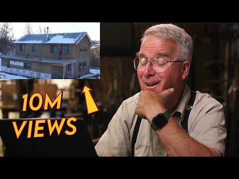 40-Yr Contractor Critique: Man Builds Off-Grid House By Himself @RedPoppyRanch