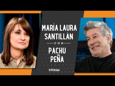 Pachu Peña con María Laura Santillán: “Yo no voy al psicólogo. Lo soluciono con un café o cerveza”
