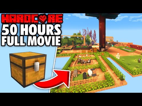 I Survived 50 Hours on ONE CHEST SKYBLOCK in Minecraft Hardcore!